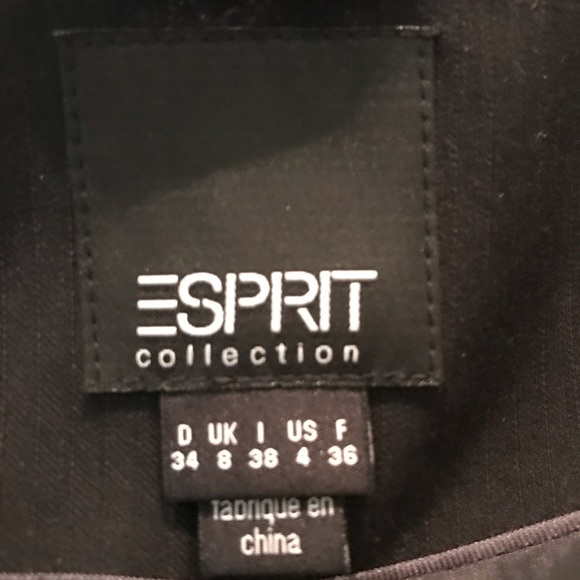 NWOT Esprit tailored black blazer - Picture 6 of 6